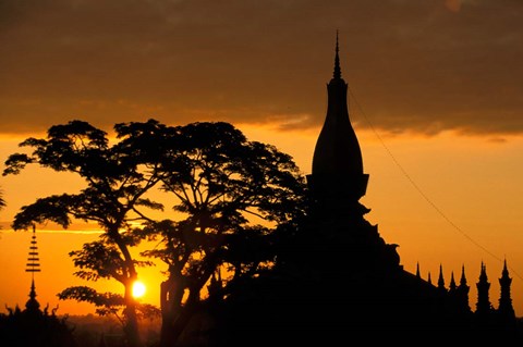 the Vientiane sunrise