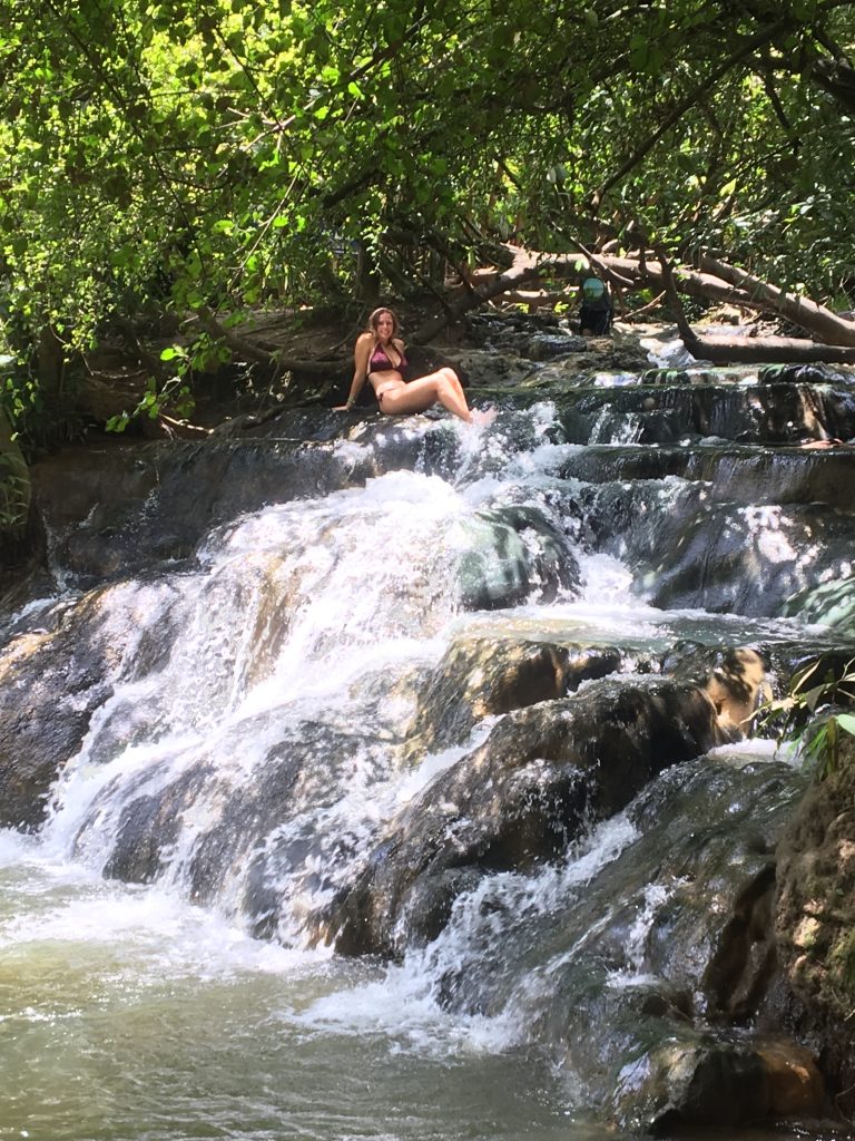 hot springs waterfall Krabi Thailand