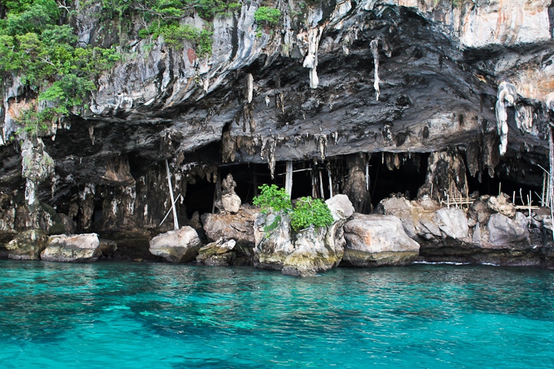 viking cave phi phi, viking cave maya bay