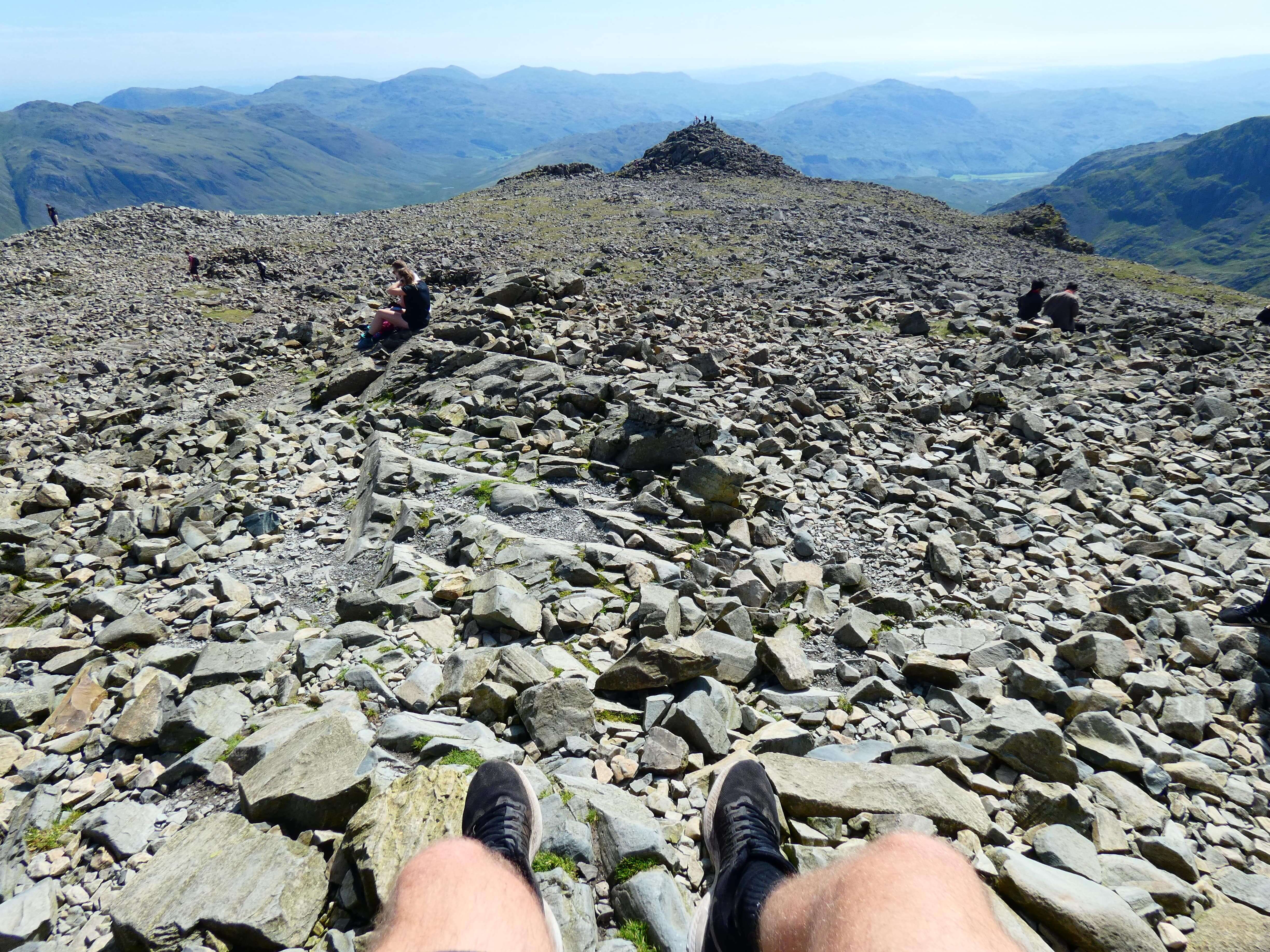 where do you park to walk up scafell pike tips