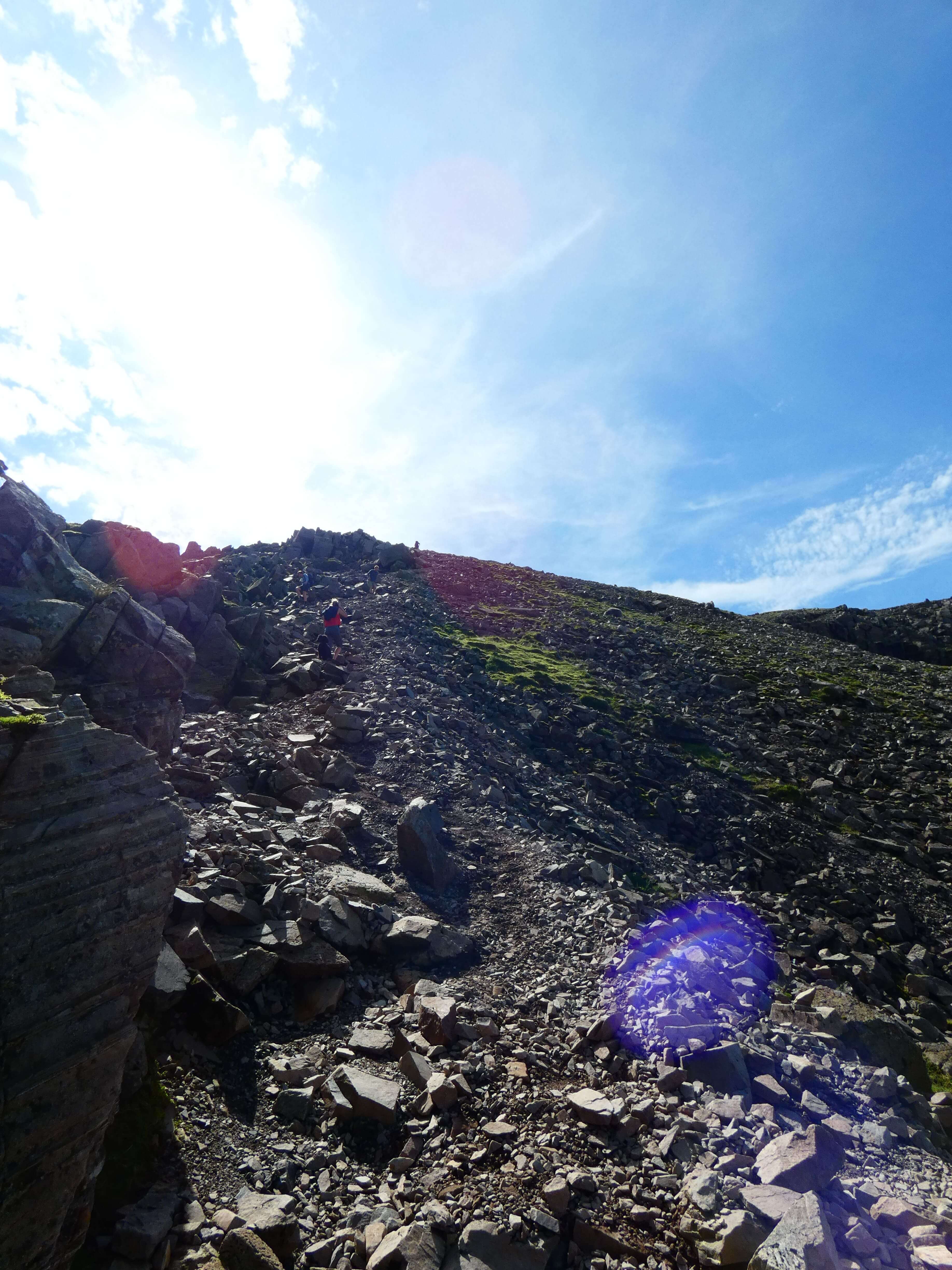 taking the corridor route up scafell pike