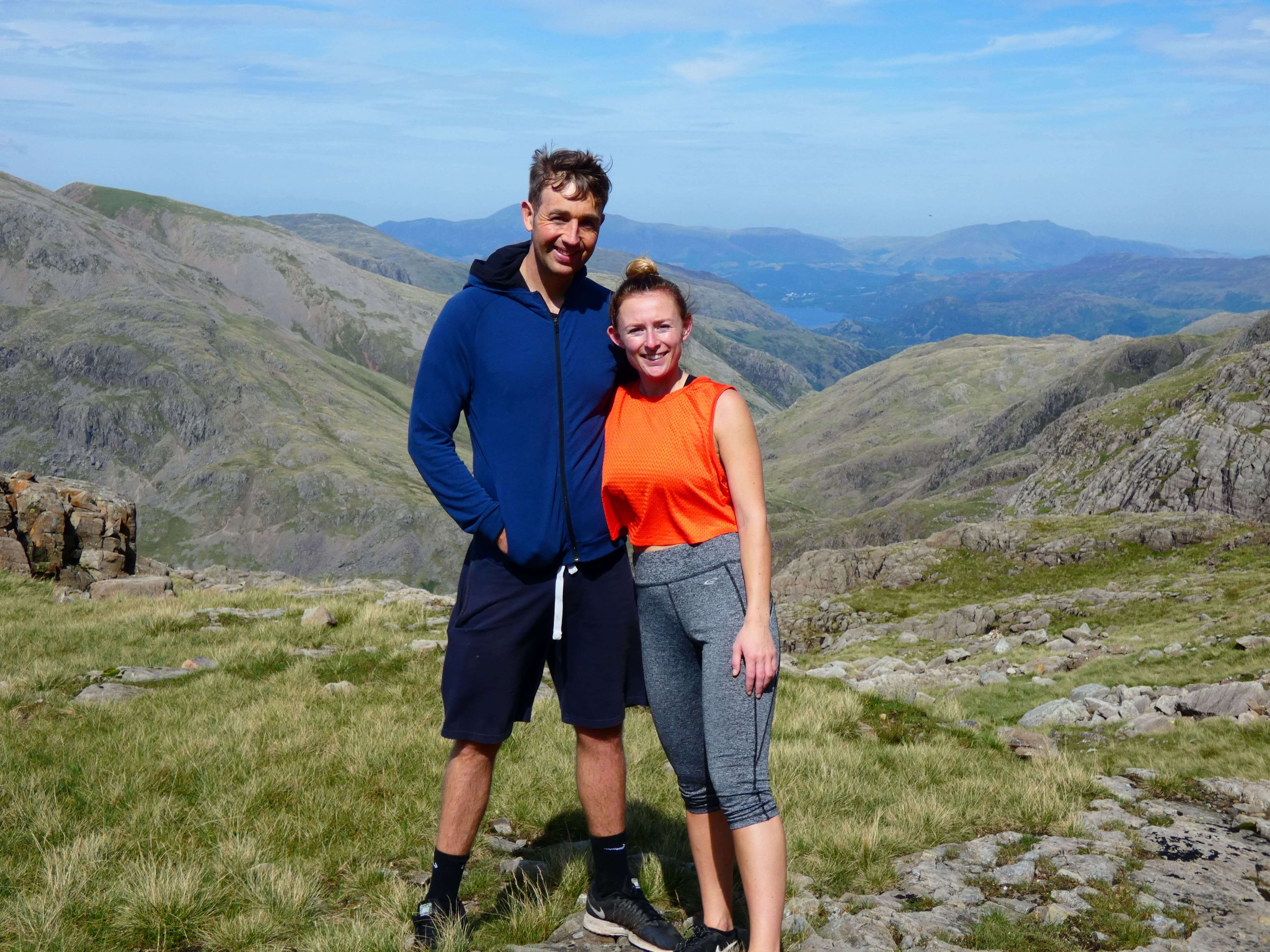 finding the scafell pike mountain