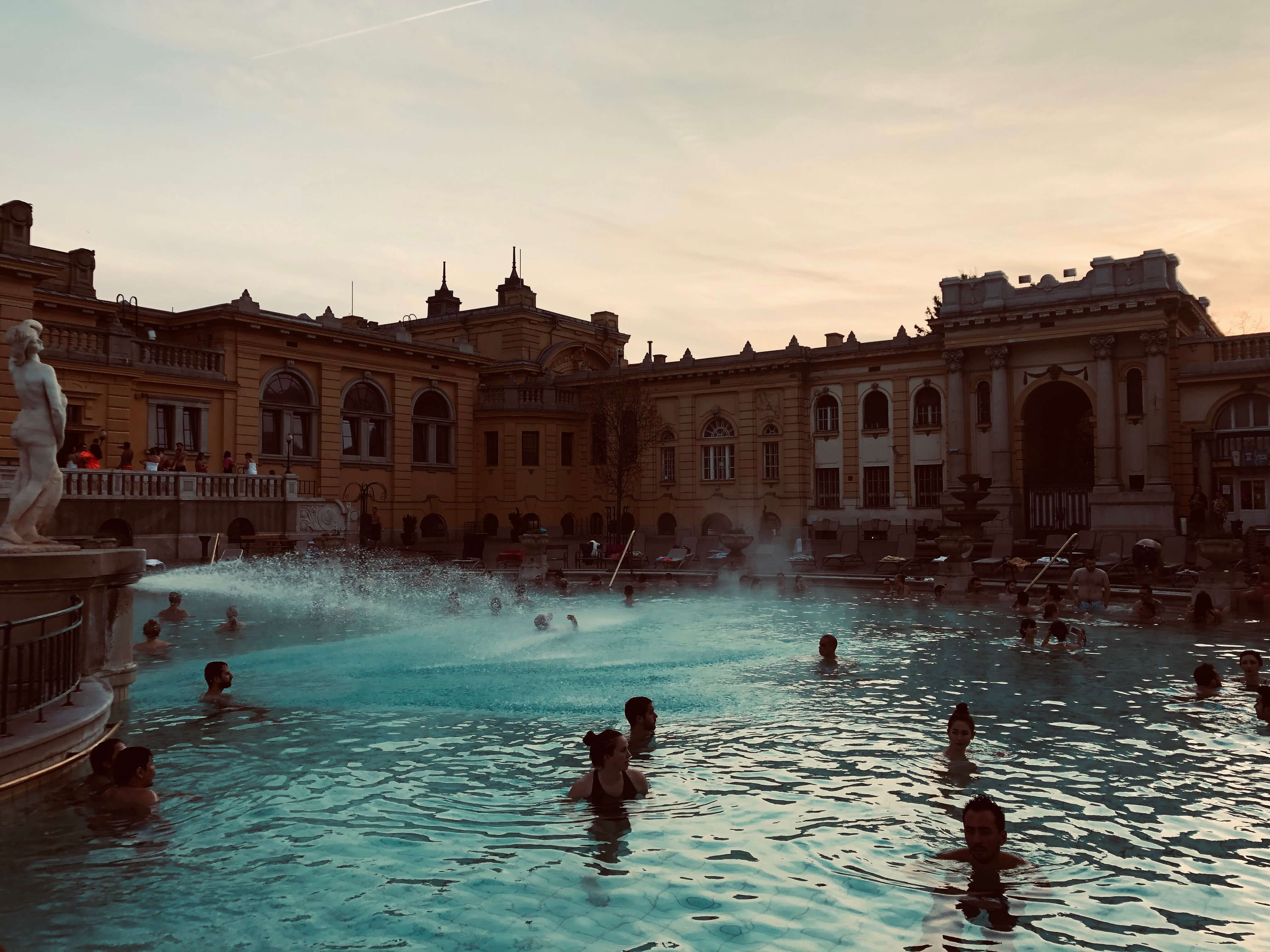 Szechenyi Spa thermal baths are amazing check out this photo