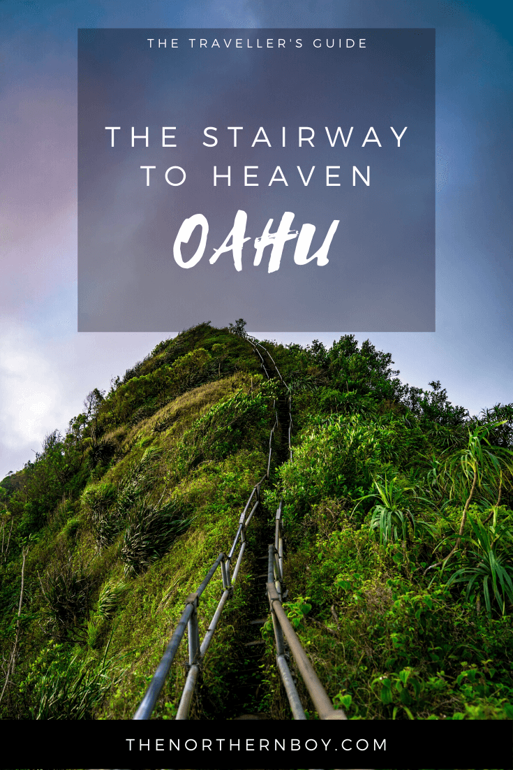 The stairway to heaven Oahu infographic