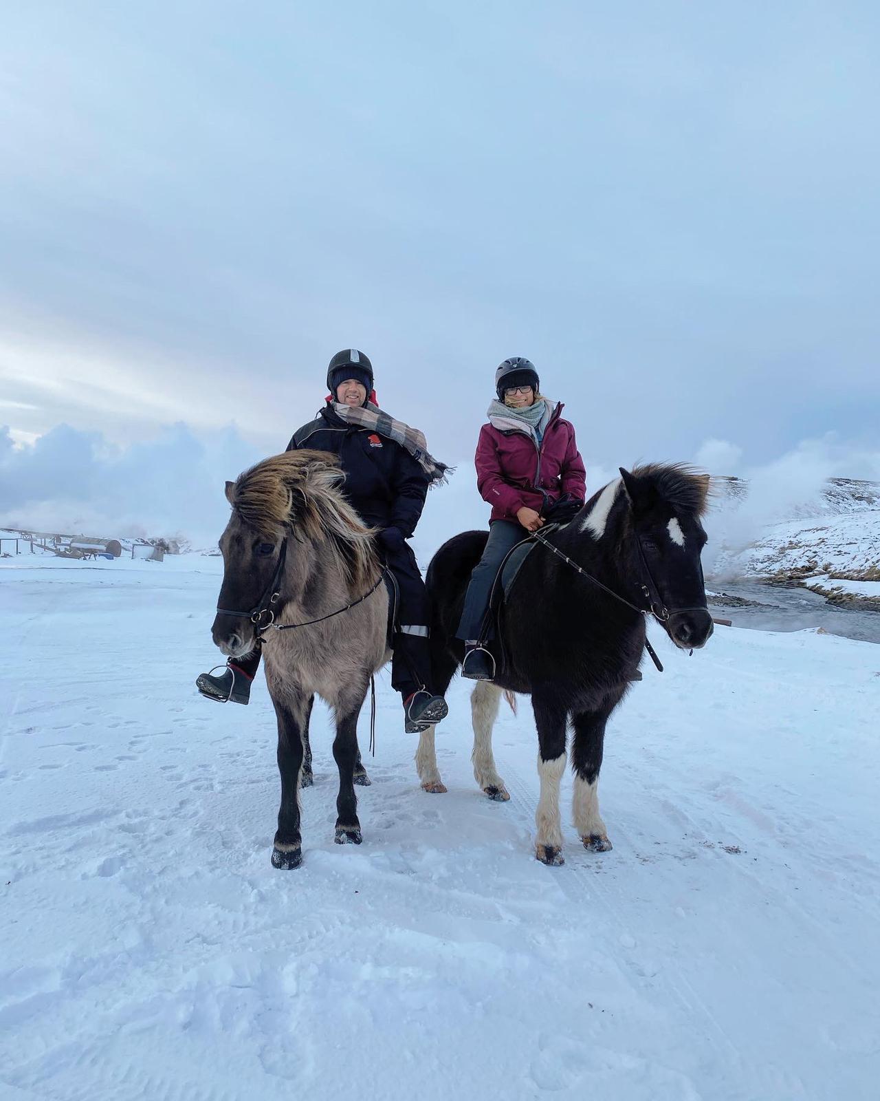 horseback riding south Iceland