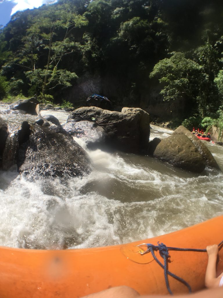 white water rafting of Ubud
