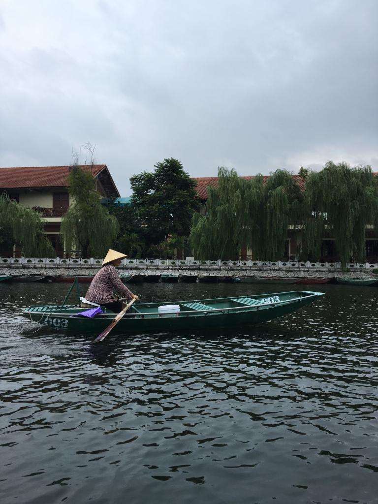 boat ride in Ninh Binh
