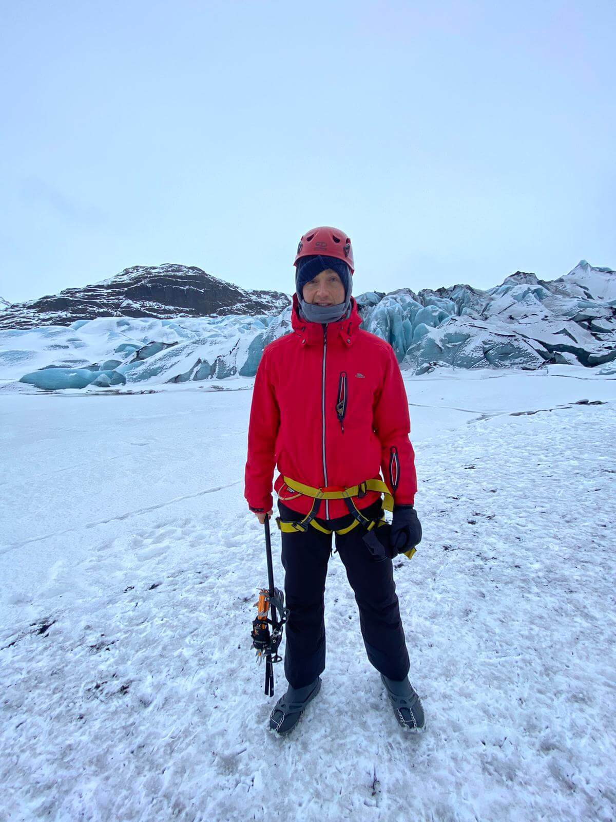 skaftafell glacier walk in Iceland photo
