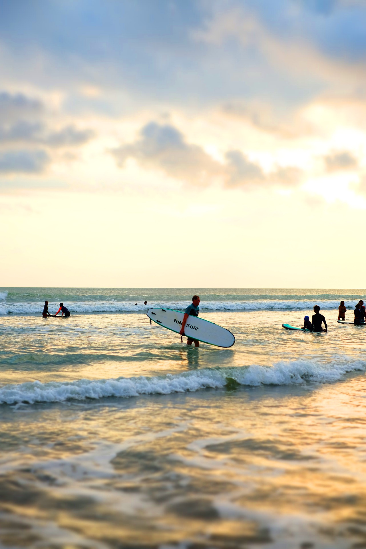 Surfing Seminyak Bali